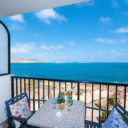 Islet Promenade Seafront 1 Bedroom Apartment With Sea View Balcony By Getawaysmalta 세인트폴스베이 외부 사진