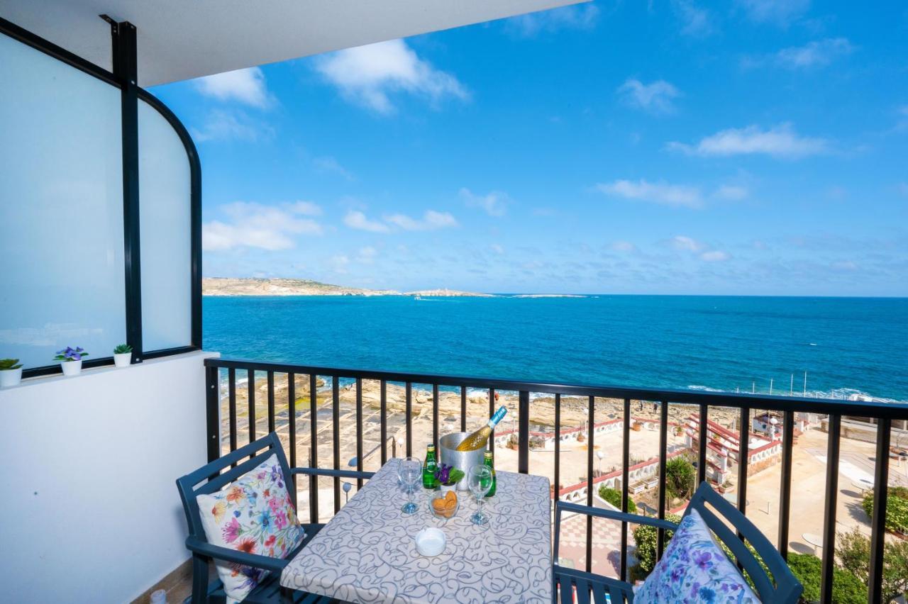 Islet Promenade Seafront 1 Bedroom Apartment With Sea View Balcony By Getawaysmalta 세인트폴스베이 외부 사진