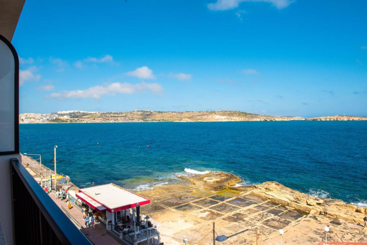 Islet Promenade Seafront 1 Bedroom Apartment With Sea View Balcony By Getawaysmalta 세인트폴스베이 외부 사진