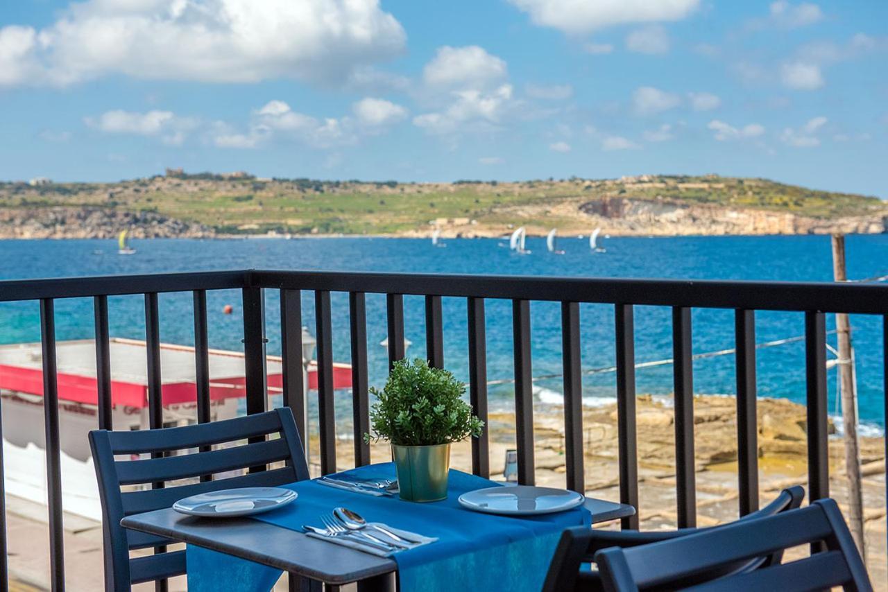 Islet Promenade Seafront 1 Bedroom Apartment With Sea View Balcony By Getawaysmalta 세인트폴스베이 외부 사진