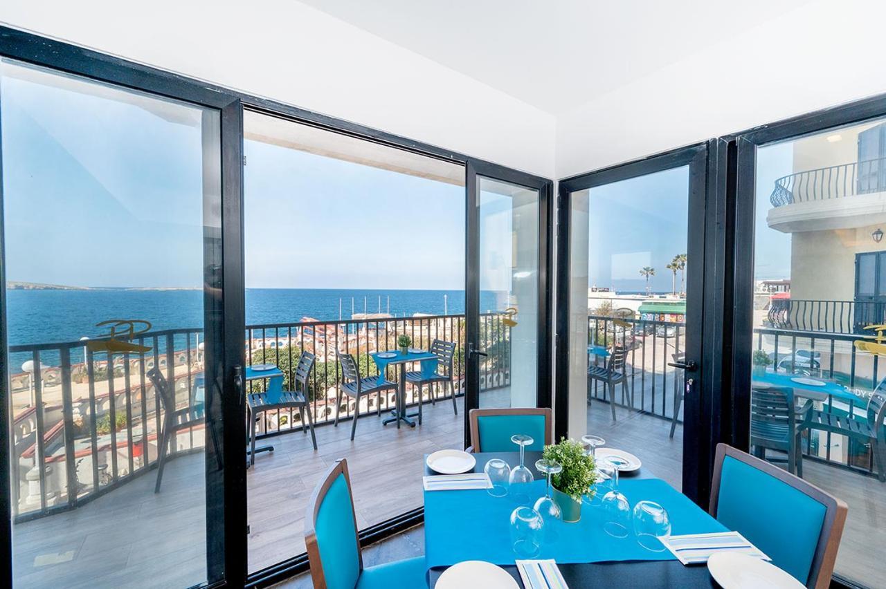 Islet Promenade Seafront 1 Bedroom Apartment With Sea View Balcony By Getawaysmalta 세인트폴스베이 외부 사진